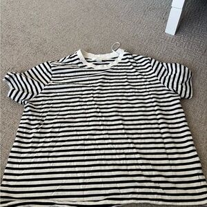 h&m black and white stripes